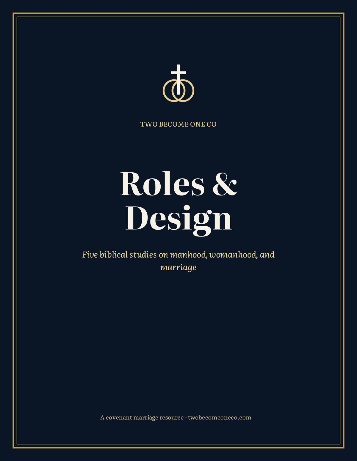 Roles & Design — printed marriage workbook